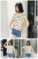 學院風新款短袖t恤女印花顯瘦打底衫韓版學生百搭2017夏裝上衣服