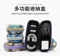 迷彩耳機收納包 耳機充電器數據線小配件收納盒充電頭迷你 便攜