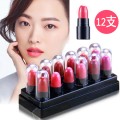 特價口紅 持久保濕不脫色南瓜色 防水滋潤唇膏咬唇妝口紅12支套裝