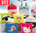 卡通抱枕被子兩用靠墊被多功能毯午休枕頭被汽車折疊空調被小靠枕
